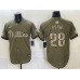 Men's Philadelphia Phillies #28 Alec Bohm Olive 2026 Armed Forces Day Stitched Baseball Jersey