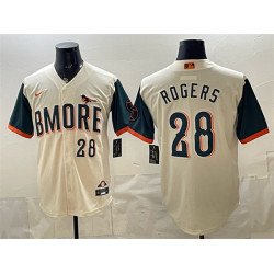 Men's Baltimore Orioles #28 Trevor Rogers Natural 2026 City Connect Stadium Stitched Baseball Jersey