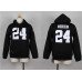 Nike Oakland Raiders #24 Charles Woodson Black Kids Hoodie