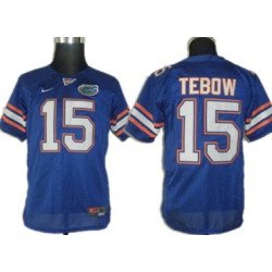 Florida Gators #15 Tebow Blue Kids Jersey