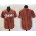 Men's Texas Longhorns Blank Orange Pinstripe SEC Patch Stitched Jersey