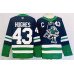 Men's Vancouver Canucks #43 Quinn Hughes Navy 2024 Reverse Retro Stitched Jersey