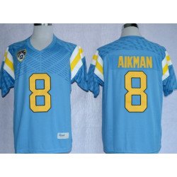 UCLA Bruins #8 Troy Aikman Light Blue Jersey