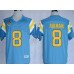 UCLA Bruins #8 Troy Aikman Light Blue Jersey