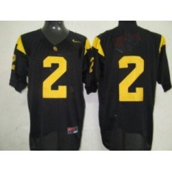 USC Trojans #2 Robert Woods Black Jersey