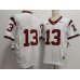 Men's USC Trojans #13 Caleb Williams 2024 F.U.S.E. No Name White Stitched Jersey