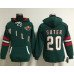 Minnesota Wild #20 Ryan Suter Green Women's Old Time Heidi NHL Hoodie