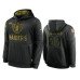 Men's Las Vegas Raiders Custom Black 2020 Salute To Service Sideline Performance Pullover Hoodie