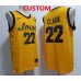 Men's Iowa Hawkeyes Custom Yellow Stitched Jersey