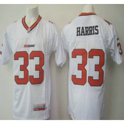 CFL BC Lions #33 Andrew Harris White Jersey