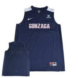 Gonzaga Bulldogs Navy Men's Customized College Basketball Jersey
