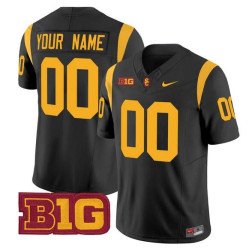 Men's USC Trojans ACTIVE PLAYER Custom Black 2024 F.U.S.E. Vapor Limited Stitched Jersey