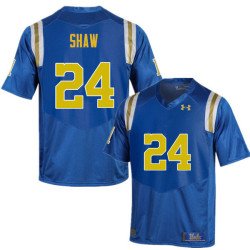 Men #24 Jay Shaw UCLA Bruins Under Armour College Football Blue Jerseys