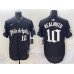 Men's Philadelphia Phillies #10 J.T. Realmuto Black Gothic Vapor Limited Stitched Jersey
