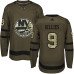 Adidas Islanders #9 Clark Gillies Green Salute to Service Stitched NHL Jersey