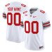 Men's Ohio State Buckeyes Active Player Custom White F.U.S.E. Vapor Limited Stitched Football Jersey