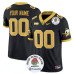Men's Oregon Ducks Active Player Custom Black 2024 F.U.S.E. Rose Bowl Vapor Limited Stitched Football Jersey