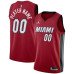 Men's Miami Heat Active Player Custom Red Statement Edition Swingman Stitched Basketball Jersey