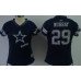 Dallas Cowboys #29 DeMarco Murray 2011 Blue Womens Field Flirt Fashion Jersey