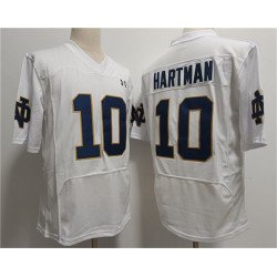 Men's USC Trojans #10 Sam Hartman White With Name Stitched Jersey