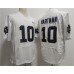 Men's USC Trojans #10 Sam Hartman White With Name Stitched Jersey