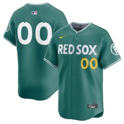 Men's Boston Red Sox ACTIVE PLAYER Custom Green 2025 City Connect Limited Stitched Baseball Jersey