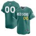 Men's Boston Red Sox ACTIVE PLAYER Custom Green 2025 City Connect Limited Stitched Baseball Jersey