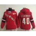 Old Time Hockey Detroit Red Wings #40 Henrik Zetterberg Red Womens Hoodie