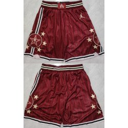 Men's 2024 All-Star Red Shorts (Run Small)