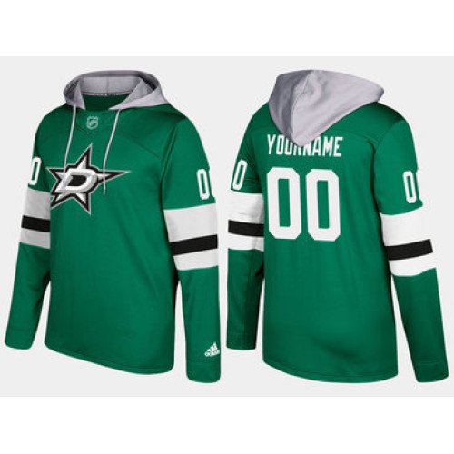 Adidas Stars Men's Customized Name And Number Green Hoodie