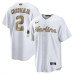 Men's Miami Marlins #2 Jazz Chisholm Jr. White 2022 All-Star Cool Base Stitched Baseball Jersey