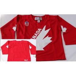 Team Canada Blank 1991 Olympic Red Throwback CCM Jersey