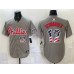 Men's Philadelphia Phillies #12 Kyle Schwarber Gray USA 250 Fourth of July Home Stitched Jersey