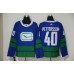 Men's Vancouver Canucks #40 Elias Pettersson Blue Alternate Authentic Stitched Hockey Jersey