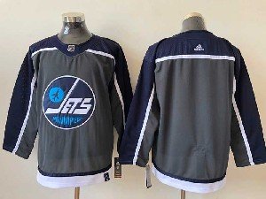 Mens Nhl Winnipeg Jets Custom Black 2021 Reverse Retro Alternate Adidas Jersey