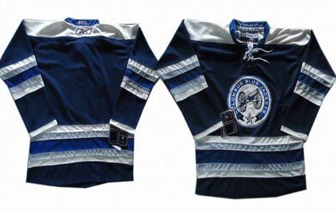 Columbus Blue Jackets Blank Blue Third Jersey