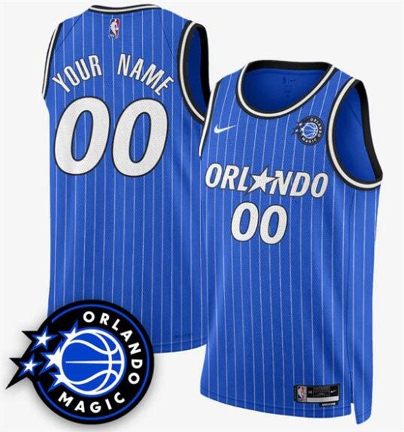 Men's Orlando Magic Active Player Custom Royal 2025 New Generation of Magic Stitched Basketball Jersey