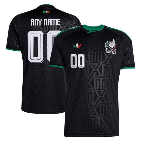 Men's Mexico Custom Black 2026 Soccer Jersey Suit