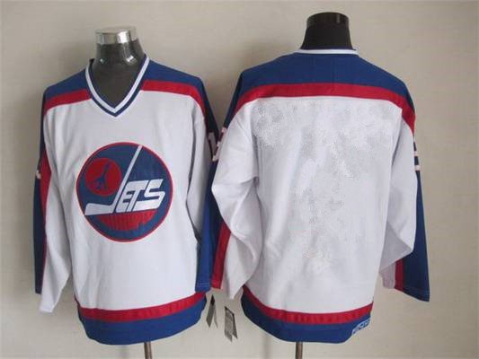 Men's Winnipeg Jets Blank 1979-80 White CCM Vintage Throwback Jersey