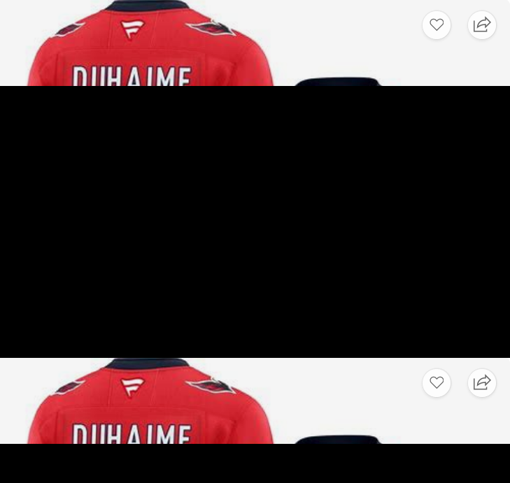 Men's Washington Capitals#22 Brandon Duhaime Red 2024-25 Home Stitched Hockey Jersey