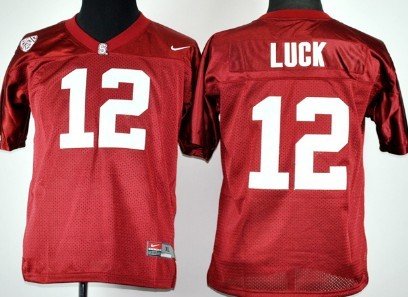Stanford Cardinals #12 Andrew Luck Red Kids Jersey