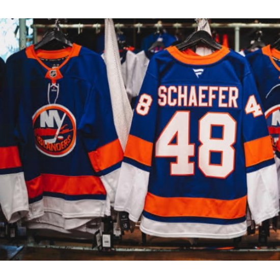 Men New York Islanders #48 Matthew Schaefer Navy 2024-25 Stitched Hockey Jersey