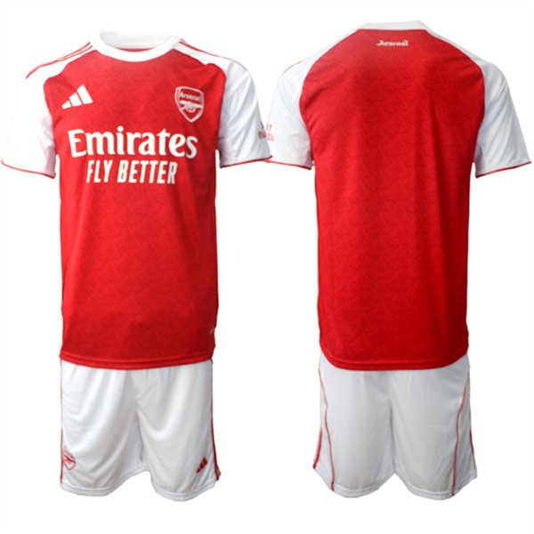 Men's Arsenal F.C Blank 2026 Red Home Soccer Jersey Suit