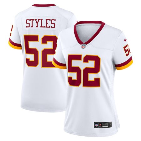 Women's Washington Commanders #52 Sonny Styles Nike White Game Jersey