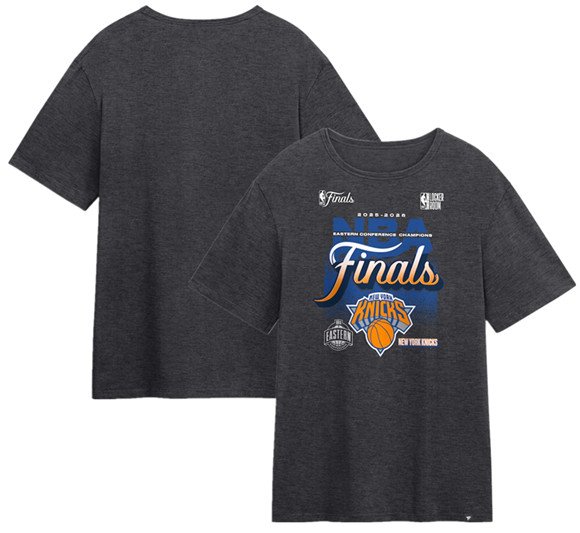 Men's New York Knicks Charcoal 2026 Eastern Conference Champions Locker Room T-Shirt