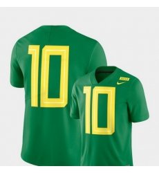 Men Oregon Ducks 10 Apple Green Nike 2018 Mighty Oregon Football Limited Jersey
