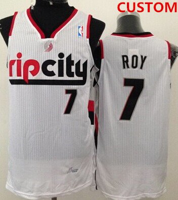 Portland Trail Blazers Custom Rip City White Swingman Jersey
