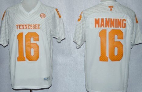 Tennessee Volunteers #16 Peyton Manning 2013 White Jersey