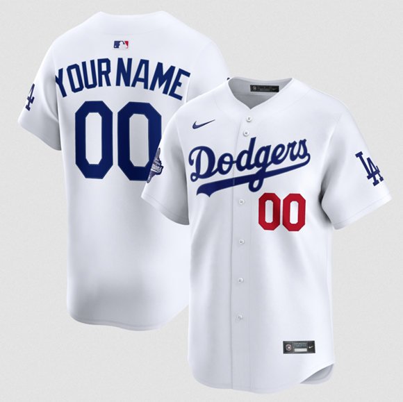 Men's Los Angeles Dodgers ACTIVE PLAYER Custom White 2025 Champions Stitched Baseball Jersey
