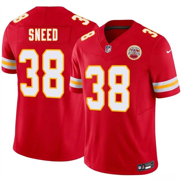 Men’s Kansas City Chiefs #38 L'Jarius Sneed Red 2026 F.U.S.E. Vapor Untouchable Limited Football Stitched Jersey